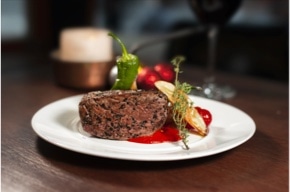 Perfekt angerichtetes Irish Beef Filet Steak