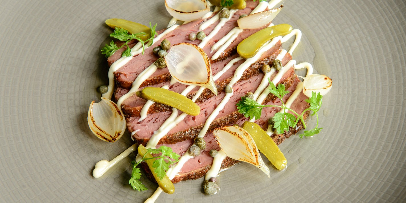 Unser Salt Beef Brisket mit Ancho-Chili-Rub