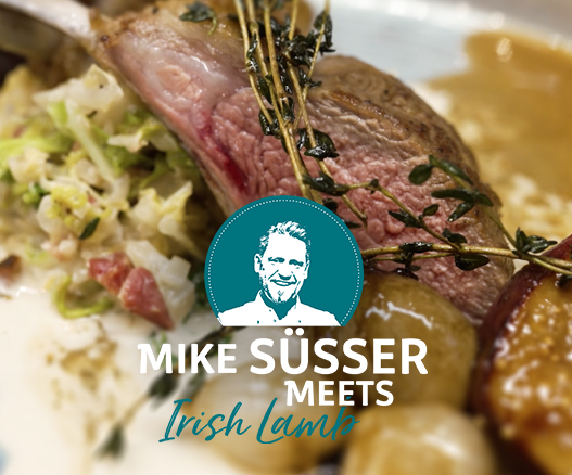 Irisches Lammrack - ein tolles Rezept von Mike Süßer mit Rahmwirsing, karamellisierten Guinnesszwiebeln und Feigen.