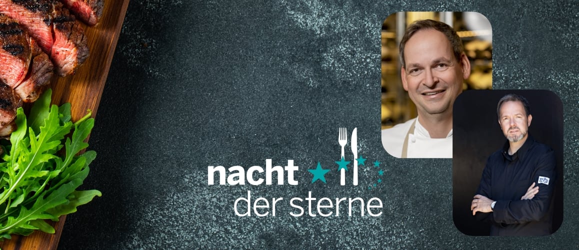 Marco Müller und Christoph Rüffer bei den ahgz Sterne Awards 2026 – beide unter den Top 10 Restaurants Deutschlands